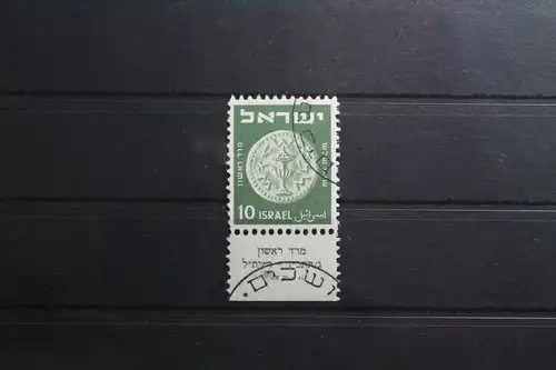 Israel 24 gestempelt mit Tab Fulltab #TN649