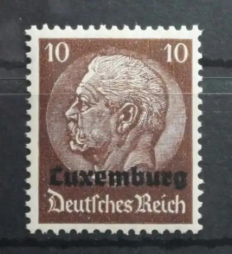 Deutsche Besetzung 2. WK Luxemburg 6 postfrisch #TP687