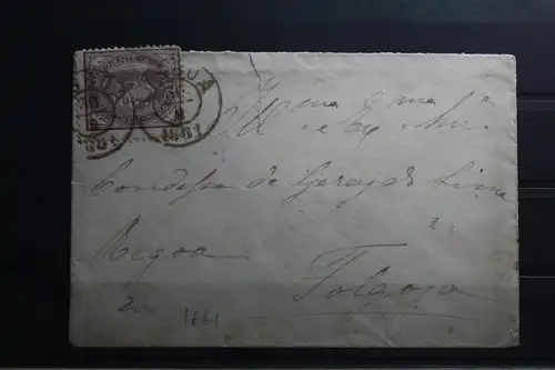 Portugal 52B gestempelt auf Brief nach Folgosa #TR510