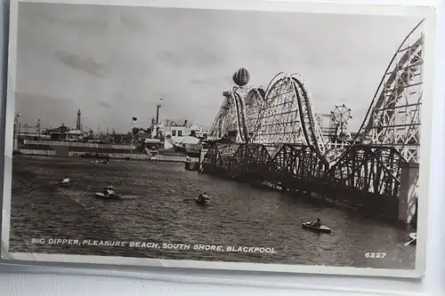 AK Blackpool Big Dipper, Pleasure Beach, South Shore 1956 #PG935