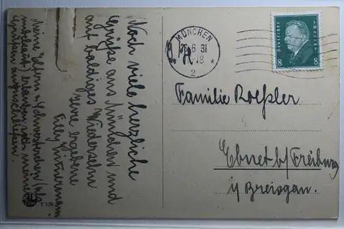 AK München Armeemuseum mit Kriegerdenkmal 1931 #PG872