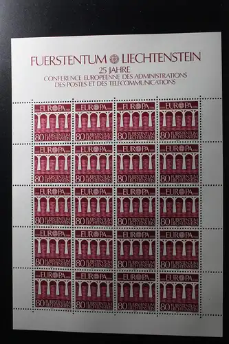 Liechtenstein 837-838 postfrisch als Kleinbogen #TQ215