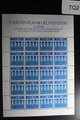 Liechtenstein 837-838 postfrisch als Kleinbogen #TQ215