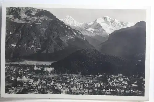 AK Interlaken Mönch und Jungfrau #PG918