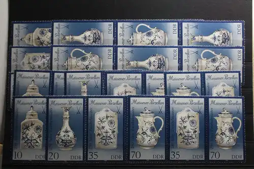 DDR W Zd 787 - W Zd 794 + S Zd 370 -S Zd 377 postfrisch Zusammendruck #TQ265