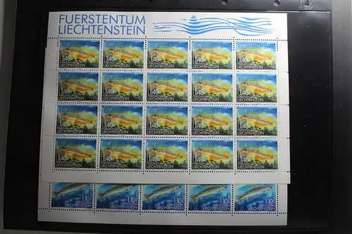 Liechtenstein 964-966 postfrisch als Kleinbogen #TQ279