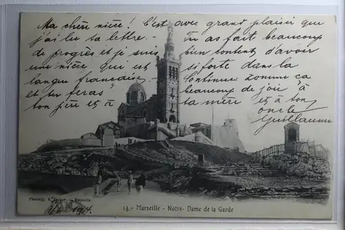 AK Marseille Notre-Dame de la Garde 1915 #PH088