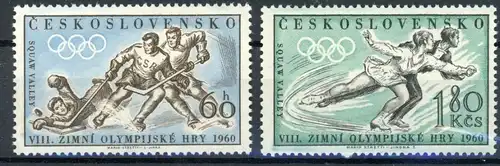 Tschechoslowakei 1183-1184 postfrisch Olympia 1960 #ID420