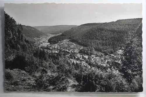 AK Wildbad im Schwarzwald Blick vom Sommerberg ins Enztal #PG849