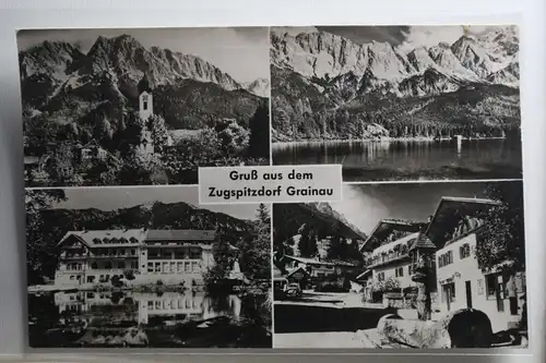 AK Grainau das Zugspitzdorf Mehrbildkarte 1960 #PH240