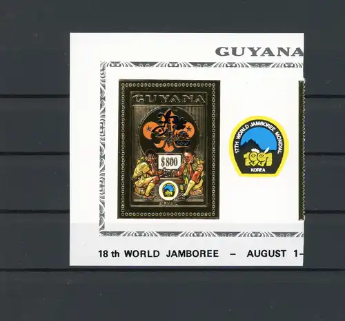 Guyana 3991 A postfrisch Schach #GI811