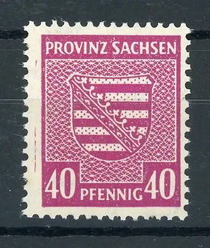 SBZ-Provinz Sachsen 84 X a postfrisch geprüft #HO744