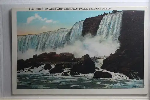 AK Niagara Falls Rock of ades and American Falls #PH052