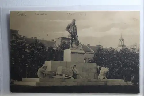 AK Szeged Tisza szobor 1916 #PH141