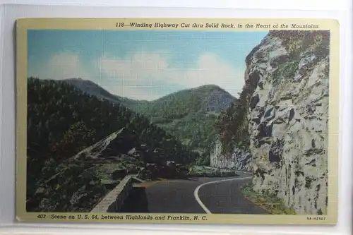 AK Winding Highway Cut thru Solid Rock #PH080