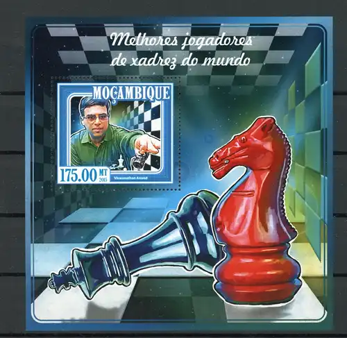 Mosambik Block 981 postfrisch Schach #GI762