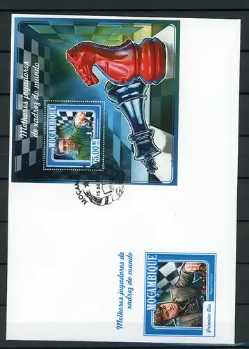 Mosambik Block 981 Schach Ersttagesbrief/FDC #Scha5122