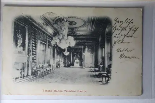 AK Windsor Castle Throne Room 1901 #PH106