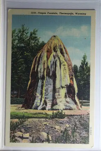 AK Wyoming Teepee Fountain, Thermopolis #PH081