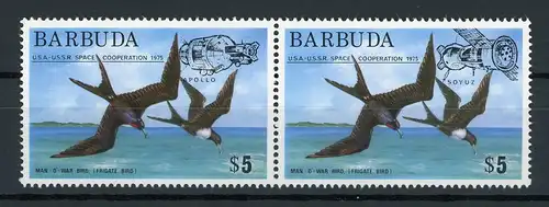 Barbuda 227-228 postfrisch Apollo-Sojus #GE764