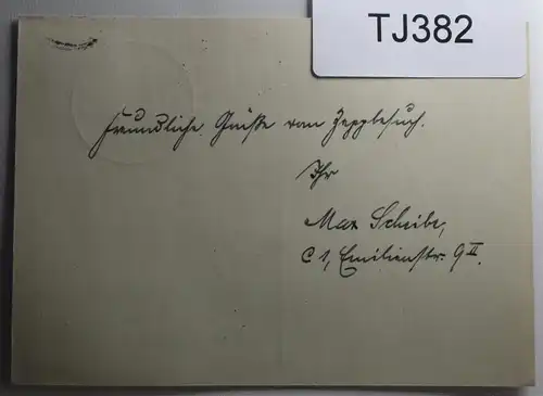 Deutsches Reich auf Postkarte als Einzelfrankatur Zeppelin-Landung LZ 130 #BA230