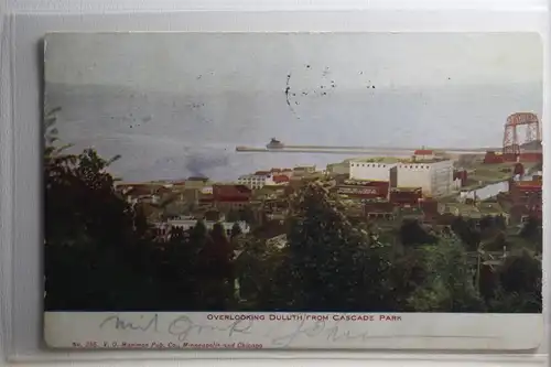 AK Park in Duluth, Minnesota Overlooking Duluth 1907 #PH184