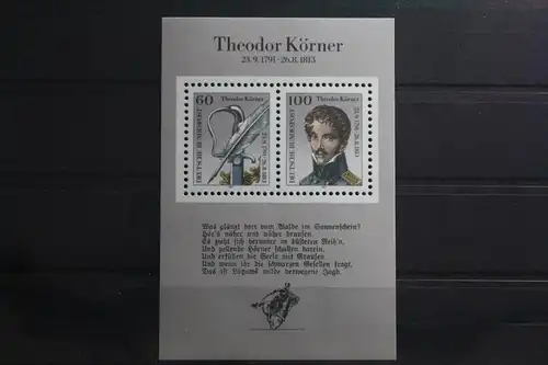 BRD 1559-1560 postfrisch Block 25 #TT567