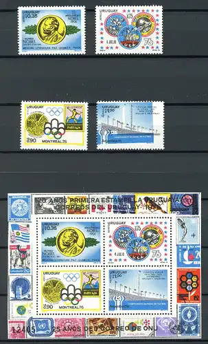 Uruguay 1440 + Bl. 32 postfrisch #IY345