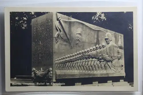 AK Berlin-Treptow Relief im Ehrenhain #PH342
