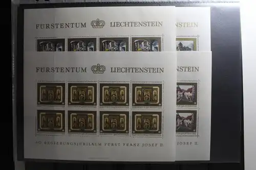 Liechtenstein 706-709 postfrisch als Kleinbogensatz #TU533