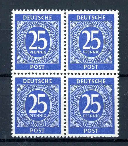 Alliierte Besetzung 4er Block 926 b postfrisch gepr ARGE #HO302