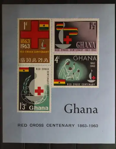 Ghana Block 8 mit 145-148 postfrisch #TT890