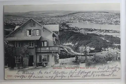 AK Uetliberg Fesenegge mit Blick auf Zürich 1904 #PH481