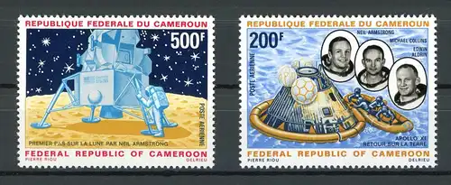 Kamerun 600-601 postfrisch Apollo 11 #GE760