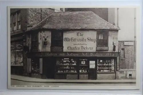 AK London Original old Curiosity Shop 1936 #PH483