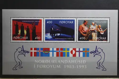 Färöer Inseln Block 6 mit 243-245 postfrisch #TT989