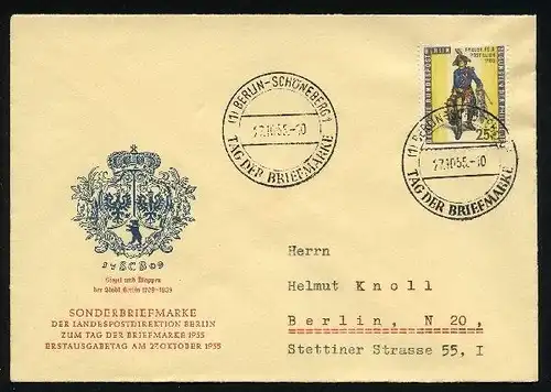 Berlin 131 beschriftet Ersttagesbrief/FDC #HU669