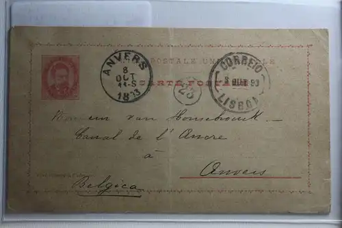 Portgual als Ganzsache gelaufen #BA058