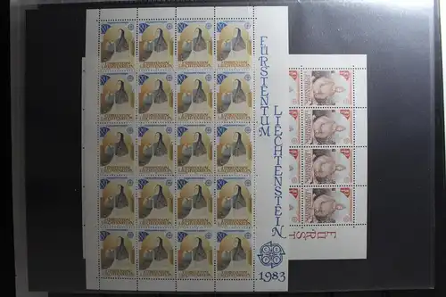 Liechtenstein 816-817 postfrisch als Kleinbogensatz #TU546