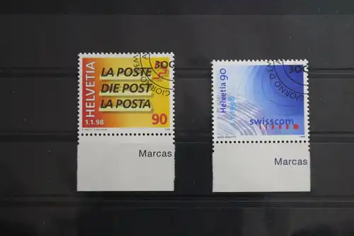 Schweiz 1637-1638 gestempelt #TT826