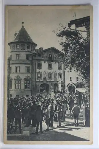 AK Berchtesgaden Marktplatz Sonntags 1927 #PH474