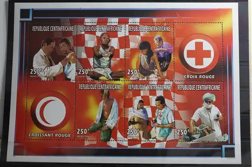 Zentralafrikanische Republik 1798-1803 A postfrisch als Kleinbogen #TT861