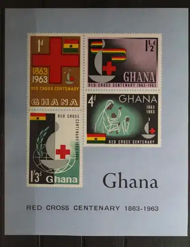 Ghana Block 8 mit 145-148 postfrisch #TT889