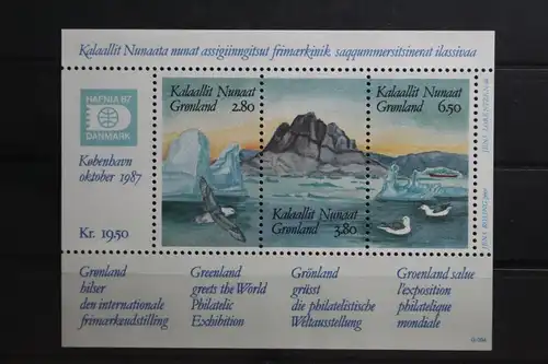 Grönland Block 1 mit 169-171 postfrisch #TU703