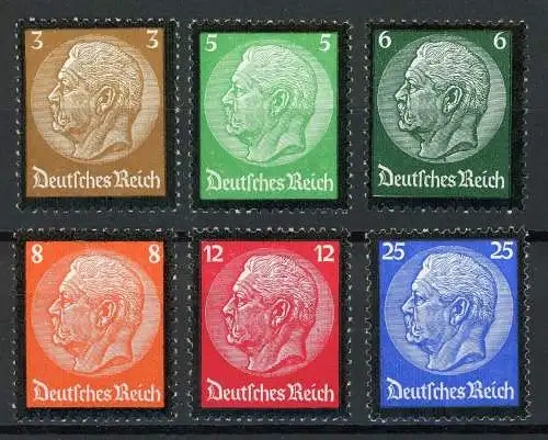 Deutsches Reich 548-553 postfrisch #IX644