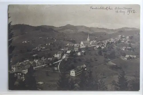 AK Schwellbrunn Ortsansicht 1912 #PH438