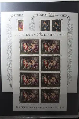 Liechtenstein 655-657 postfrisch als Kleinbogensatz #TU532