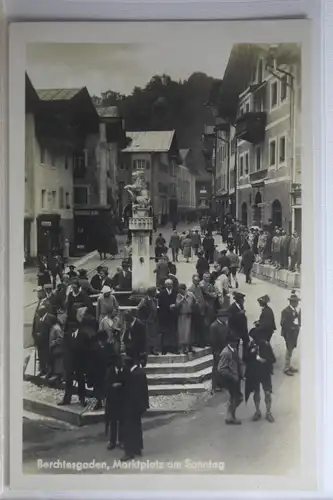 AK Berchtesgaden Marktplatz Sonntags #PH476