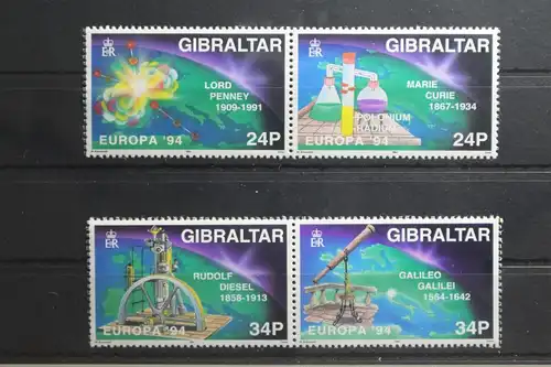 Gibraltar 683-686 postfrisch als 2 Paare #TU263