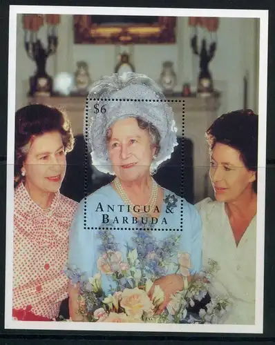 Antigua und Barbuda Block 318 postfrisch Königshäuser #HO364